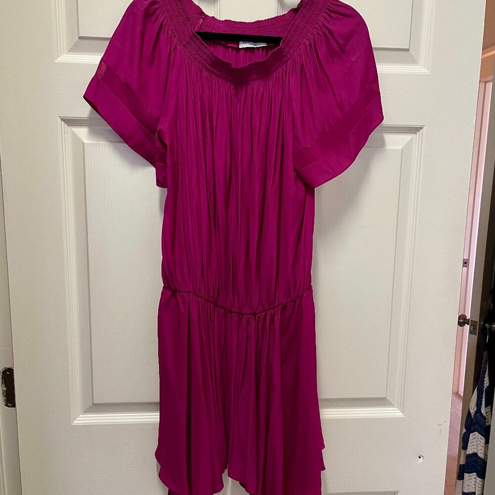 Ramy Brook of New York Silk Magenta Dress Size 8